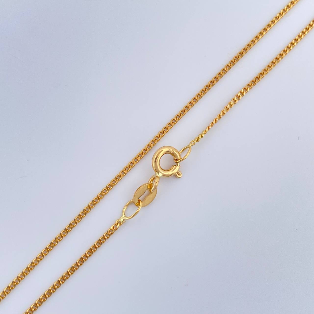 Mini Cuban Links 4.55gr / 23 3/4 in / 1.23mm Yellow Gold +1 18K $