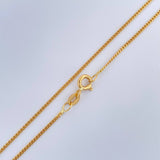 Mini Cuban Links 4.55gr / 23 3/4 in / 1.23mm Yellow Gold +1 18K $