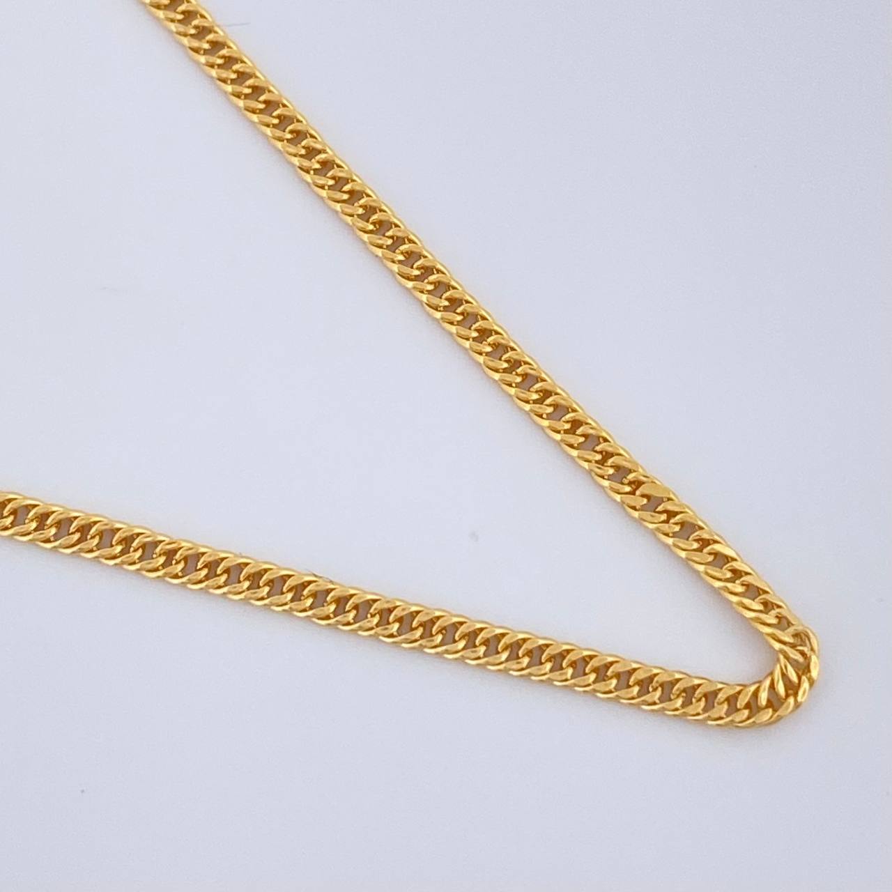 Cadena Cubana Reticulada 1.15gr / 18 in / 1.2mm Oro Amarillo +3 18K $
