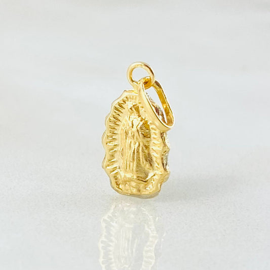 Dije Virgen Guadalupe Silueta 0.5gr / 3/4 in / Oro Amarillo 18K *