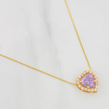 Venetian Chain Set + Heart Moissanite Pendant 1.02 cts / 2.6g / 20 in 18K Yellow Gold