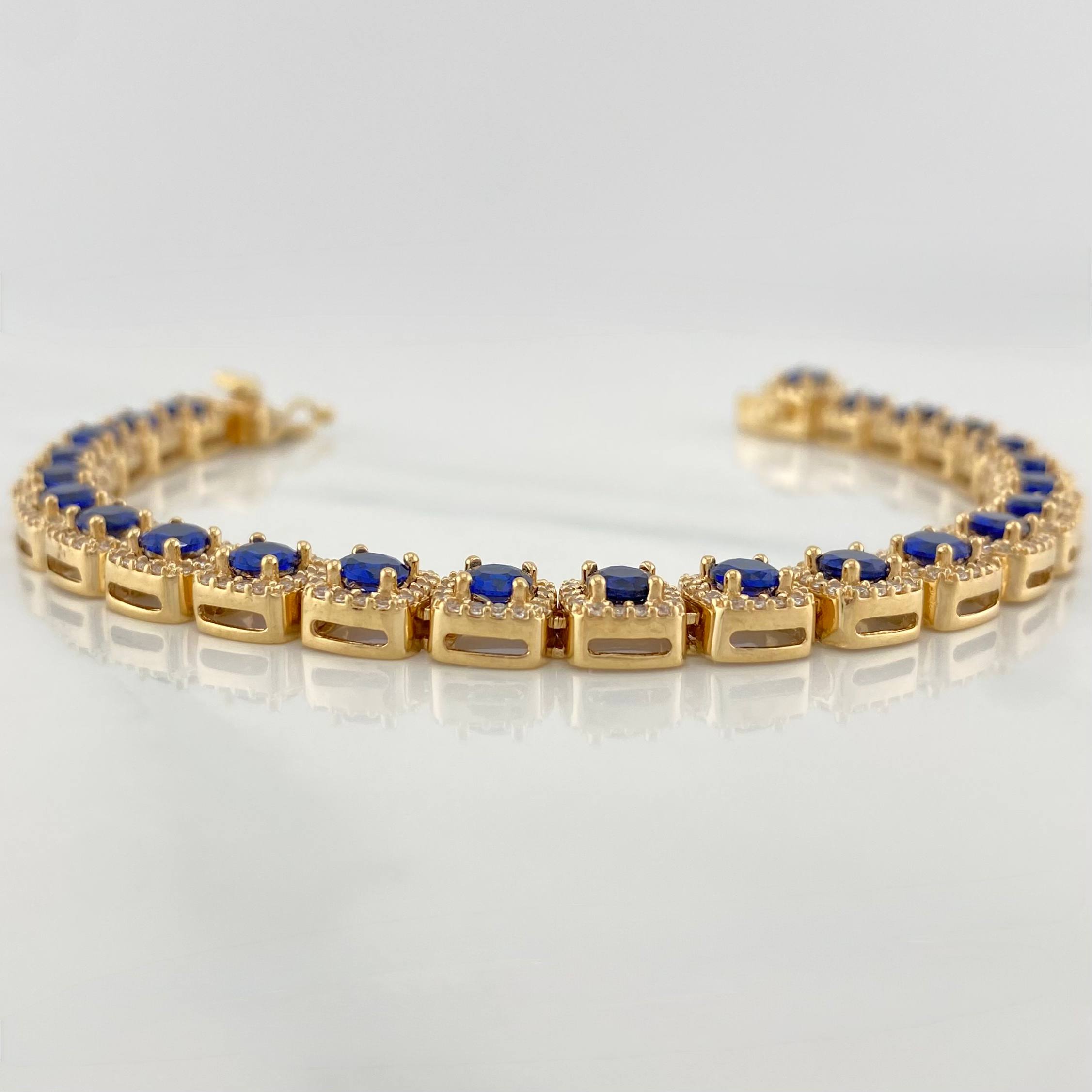 Pulso Tenis 22.8 g / 7 in / 4.55 mm Oro Amarillo 18K