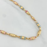 Rustic Screw Chain 12.05 g / 24 in / 4.35 mm 18K Yellow Gold