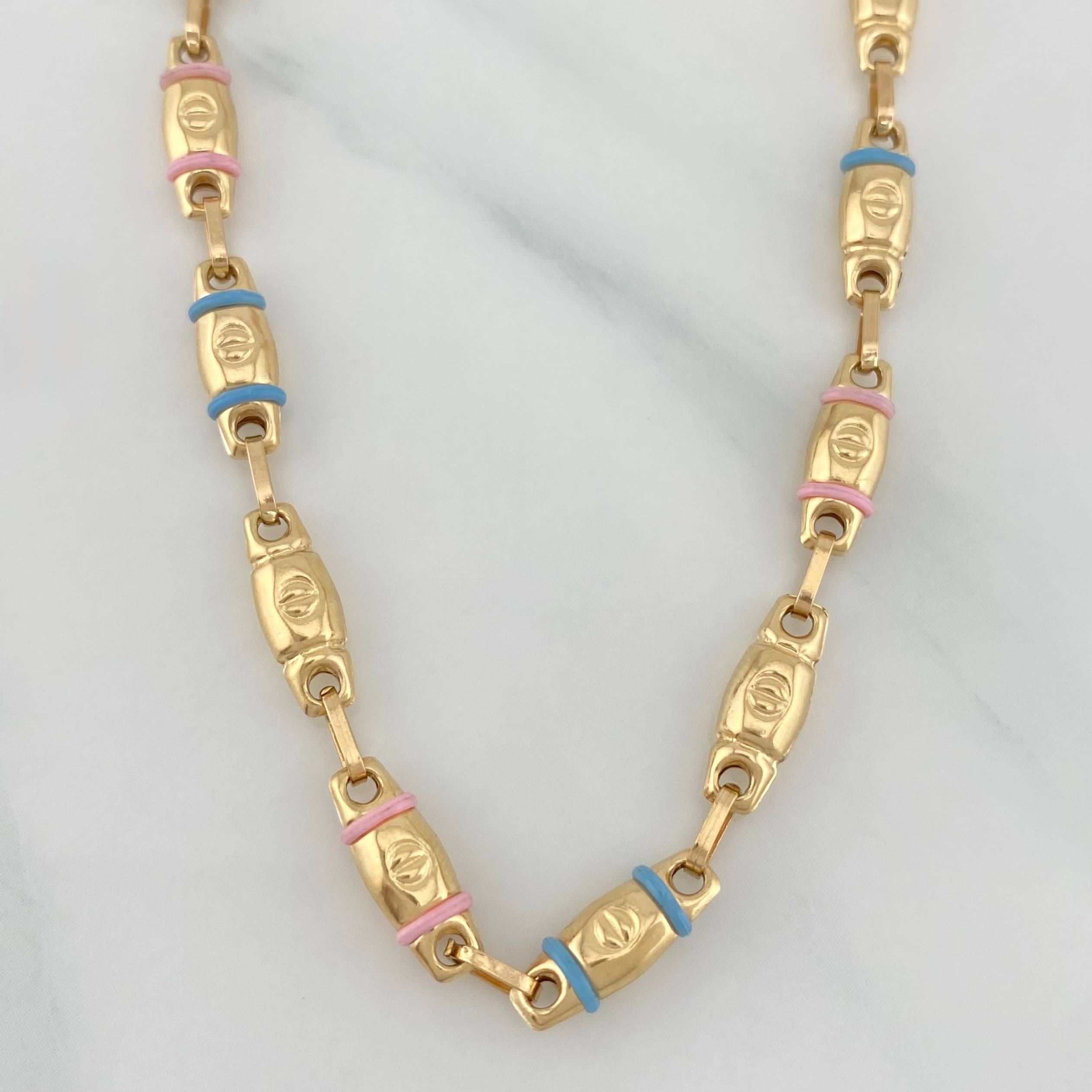 Rustic Screw Chain 12.05 g / 24 in / 4.35 mm 18K Yellow Gold