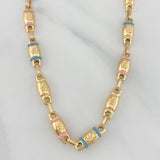 Rustic Screw Chain 12.05 g / 24 in / 4.35 mm 18K Yellow Gold