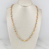Rustic Screw Chain 12.05 g / 24 in / 4.35 mm 18K Yellow Gold