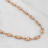 Rustic Screw Chain 8.7 g / 20 1/4 in / 3.95 mm 18K Rose Gold