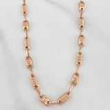 Rustic Screw Chain 8.7 g / 20 1/4 in / 3.95 mm 18K Rose Gold