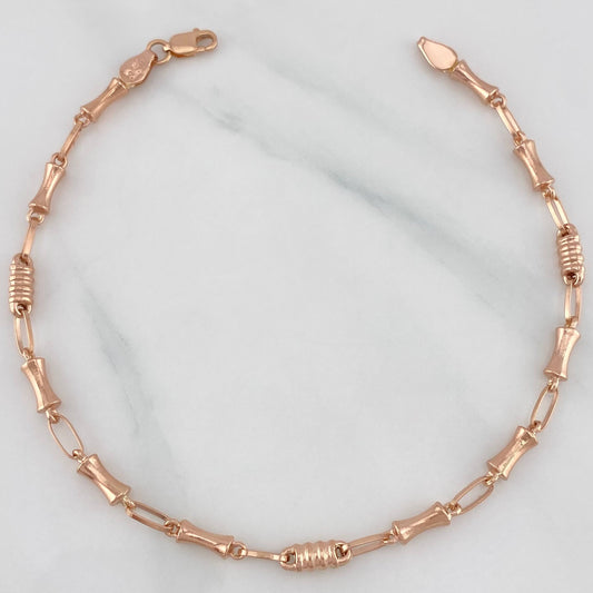 Pulso Rustico Reloj De Arena 3.2 g / 8 1/2 in / 1.1 mm Oro Rosa 18K