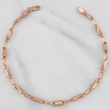 Pulso Rustico Reloj De Arena 3.2 g / 8 1/2 in / 1.1 mm Oro Rosa 18K