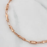 Pulso Rustico Reloj De Arena 3.2 g / 8 1/2 in / 1.1 mm Oro Rosa 18K