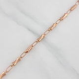 Pulso Rustico Reloj De Arena 3.2 g / 8 1/2 in / 1.1 mm Oro Rosa 18K