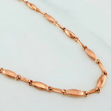 Cadena Rustica Eslabon 7.9 g / 20 1/2 in / 3.25 mm Oro Rosa 18K