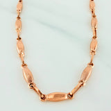 Cadena Rustica Eslabon 7.9 g / 20 1/2 in / 3.25 mm Oro Rosa 18K