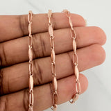 Cadena Rustica Eslabon 7.9 g / 20 1/2 in / 3.25 mm Oro Rosa 18K