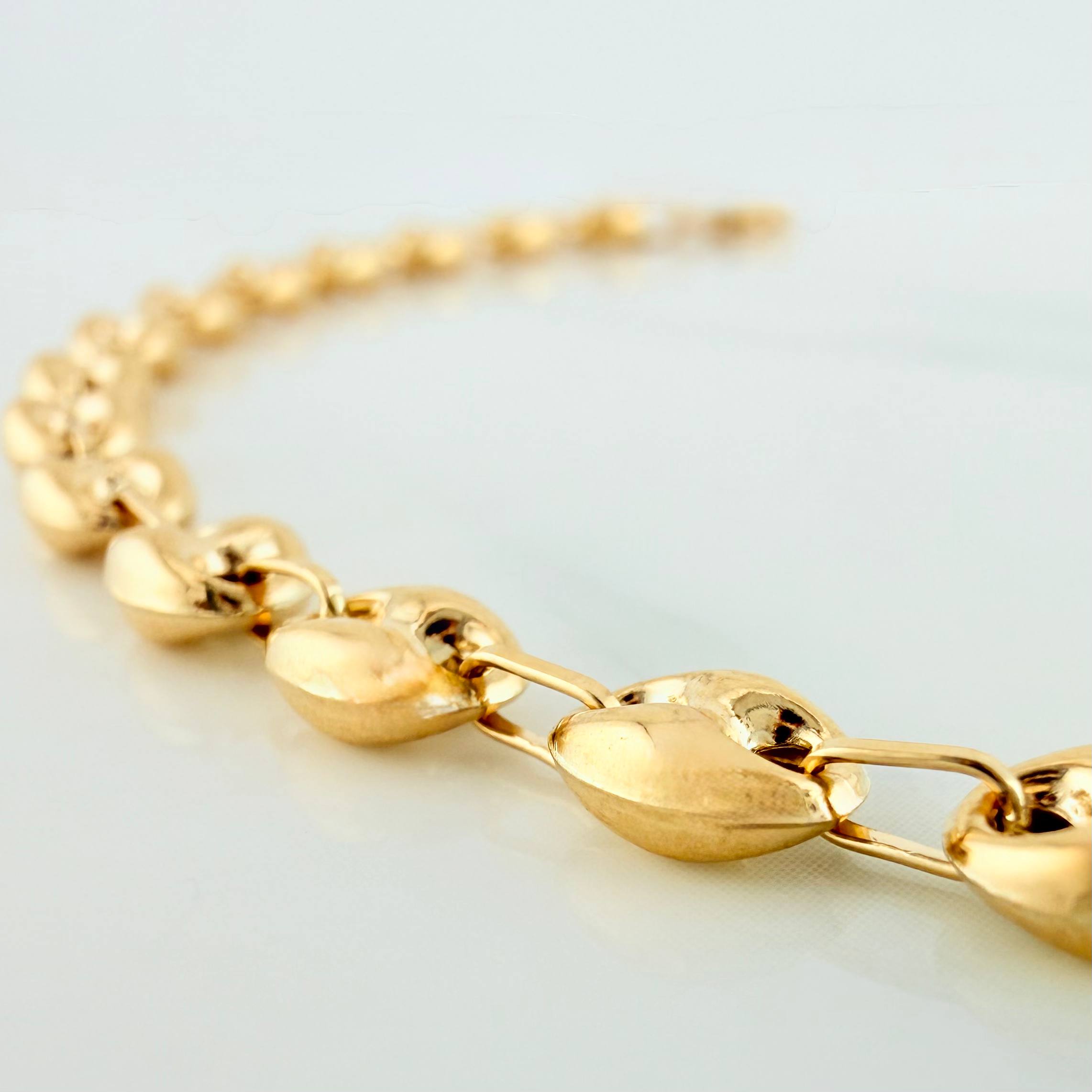 Tobillera Gc 3.95 g / 11 in / 4.1 mm Oro Amarillo 18K