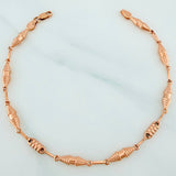 Pulso Rustico Dubai 3.45 g / 8 1/4 in / 1.55 mm Oro Rosa 18K