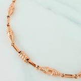 Pulso Rustico Dubai 3.45 g / 8 1/4 in / 1.55 mm Oro Rosa 18K