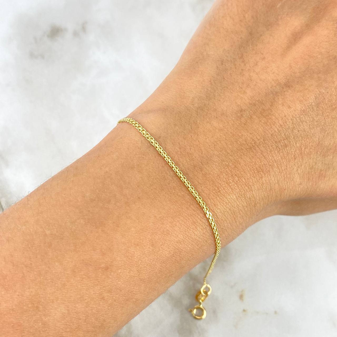 Bismark Bracelet 2.7gr / 20cm / 1.1mm Yellow Gold +1 ©