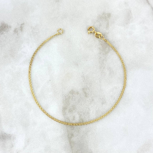 Bismark Bracelet 2.7gr / 20cm / 1.1mm Yellow Gold +1 ©