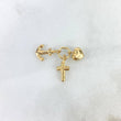 Pendant Three Graces 0.55gr / 1.5cm / "Cross- Heart-Anchor" 18K Yellow Gold