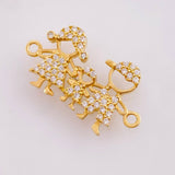 Family Silhouette Charm 1.6gr / 1 in / 18K Yellow Gold