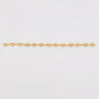 Herraje Retazo GC 13 Eslabones 0.8gr / 3 1/4 in / 3.3mm Oro Amarillo 18K