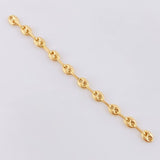 Herraje Retazo GC 10 Eslabones 0.65gr / 2 1/2 in / 3.3mm Oro Amarillo 18K