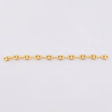 Herraje Retazo GC 10 Eslabones 0.65gr / 2 1/2 in / 3.3mm Oro Amarillo 18K