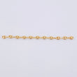 Herraje Retazo GC 11 Eslabones 0.7gr / 2 3/4 in / 3.3mm Oro Amarillo 18K