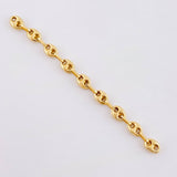 Charm Retazo GC 9 Links 0.8gr / 2 1/2 in / 4.2mm 18K Yellow Gold ©