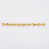 Herraje Retazo GC 9 Eslabones 0.9gr / 2 1/2 in / 4mm Oro Amarillo 18K