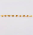 Herraje Retazo GC 9 Eslabones 0.6gr / 2 1/4 in / 3.3mm Oro Amarillo 18K