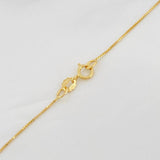 Venetian Chain Set + Moissanite Heart Pendant 1.02 Qts / 2.4g / 16 in 18K Yellow Gold