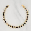 Bracelet Flowers 12g / 7 3/4 in / 6mm Yellow Gold 18K