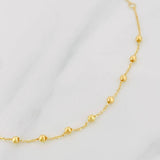 Bracelet Denario Miraculous Virgin 1.75g / 6 1/4 in / 2mm Yellow Gold 18K