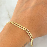Cuban Links Bracelet 5.7gr / 8.3in / +0 18K Gold ©