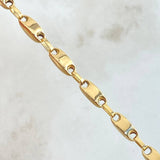 Rustic Chain Polished 12.75gr / 25.6in / 18K Gold ©