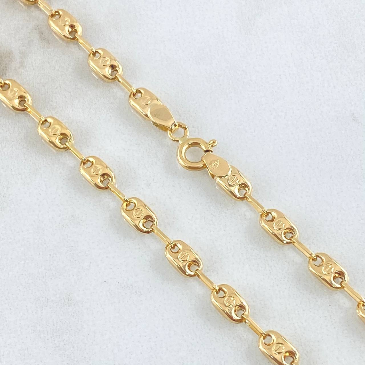 Rustic Screw Chain 7.15gr / 50cm / 18K Gold ©