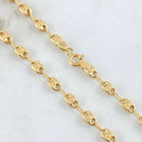 Rustic Screw Chain 7.15gr / 50cm / 18K Gold ©