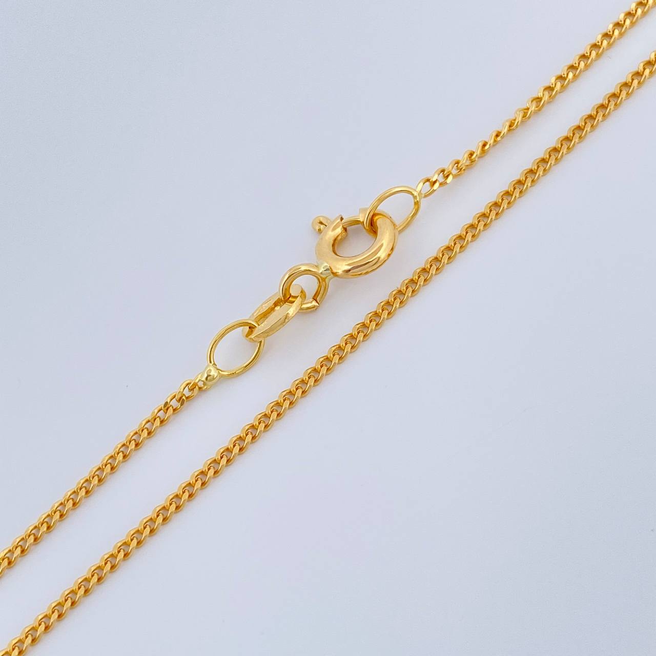 Mini Cuban Links 2.6gr / 19 3/4 in / 0.8mm Yellow Gold +1 18K %