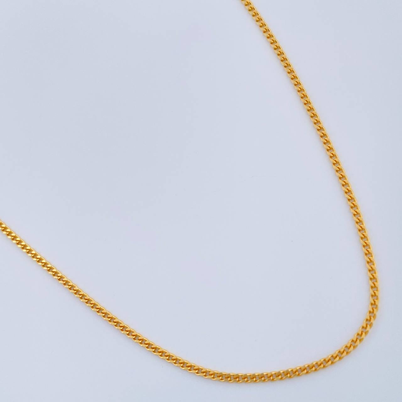 Mini Cuban Links 2.6gr / 19 3/4 in / 0.8mm Yellow Gold +1 18K %