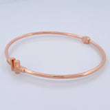Pulso Aro T 4.85gr / 7 1/2 in / 1.8mm Oro Rosa +4 18K $