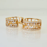 Candongas Escalera 3.25gr / 1/2 in / Oro Amarillo 18K %