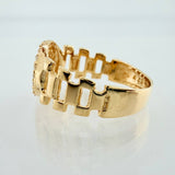 Crown Strap Ring 2.35gr / T6 / Yellow Gold 18K %