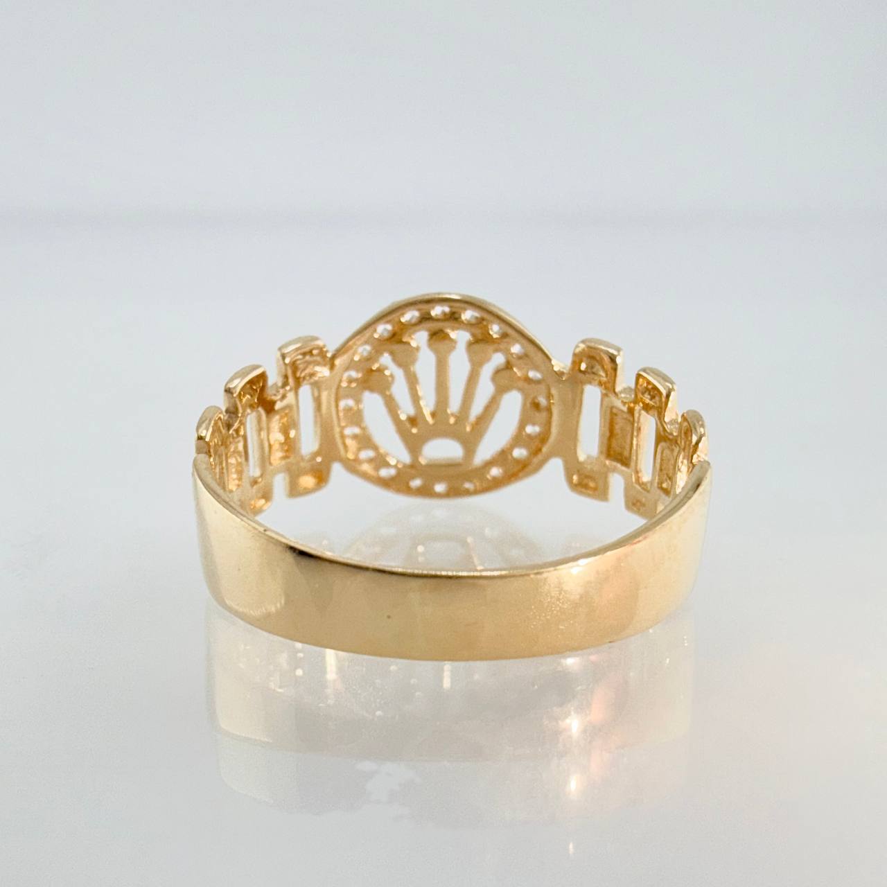 Crown Strap Ring 2.35gr / T6 / Yellow Gold 18K %
