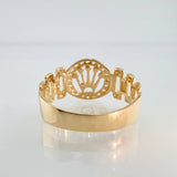 Crown Strap Ring 2.35gr / T6 / Yellow Gold 18K %
