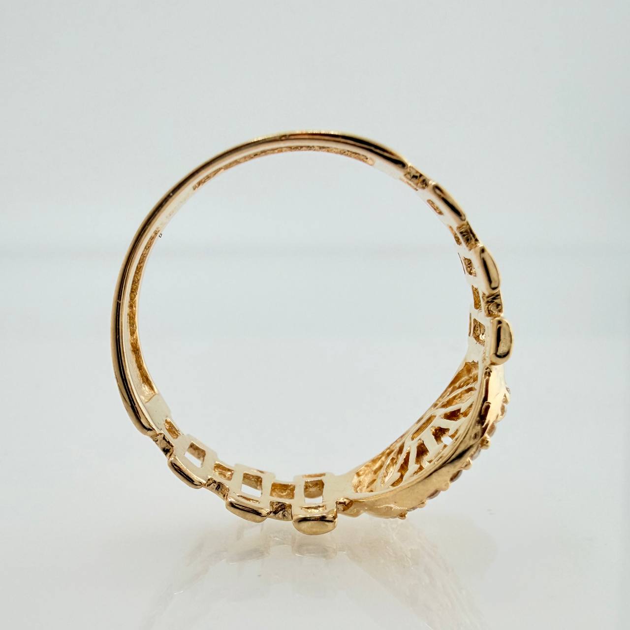 Crown Strap Ring 2.35gr / T6 / Yellow Gold 18K %