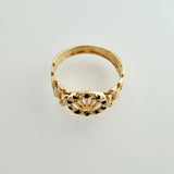 Anillo Correa Corona 2.4gr / T6 1/4 / Oro Amarillo 18K %