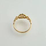 Anillo Correa Corona 2.4gr / T6 1/4 / Oro Amarillo 18K %